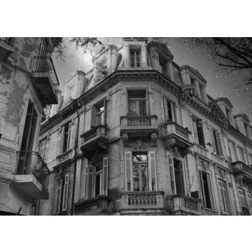 Lais Puzzle - Buenos Aires, malerisches Microcentro, ein zentrales Geschäftsviertel in schwarz weiß - 500, 1.000 & 2.000 Teile