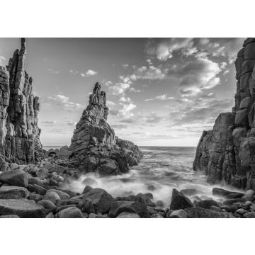 Lais Puzzle - The Pinnacles Rock, Cape Woolami, Phillip Island, Australien in schwarz weiß - 500, 1.000 & 2.000 Teile