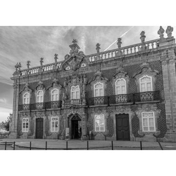 Lais Puzzle - Palacio do Raio in Braga, Portugal in schwarz weiß - 1.000 Teile