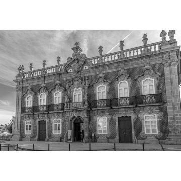 Lais Puzzle - Palacio do Raio in Braga, Portugal in schwarz weiß - 2.000 Teile