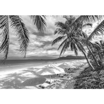 Lais Puzzle - Wunderschöne Landschaft von Nha Trang, einem tropischen Küstenurlaubsparadies in Vietnam, Südostasien in schwarz weiß - 500, 1.000 & 2.000 Teile