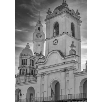 Lais Puzzle - Das historische Cabildo (altes Rathaus) aus der Kolonialzeit, Plaza de Mayo, Buenos Aires, Argentinien in schwarz weiß - 1.000 Teile