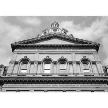 Lais Puzzle - Das Rathaus von Baltimore in schwarz weiß - 500, 1.000 & 2.000 Teile