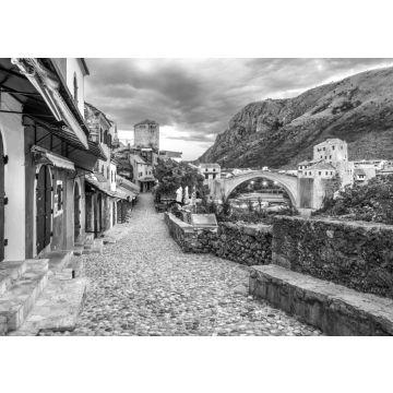 Lais Puzzle - Mostar, Bosnien und Herzegowina, Stari Most in schwarz weiß - 500, 1.000 & 2.000 Teile