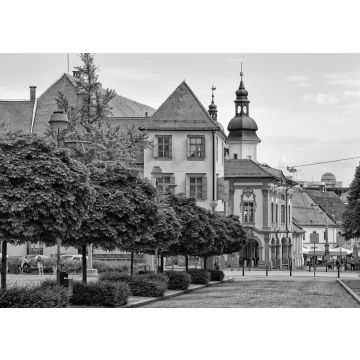 Lais Puzzle - Platz am Rathaus von Maribor, Slowenien in schwarz weiß - 500, 1.000 & 2.000 Teile