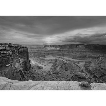Lais Puzzle - Dead Horse Point Sonnenuntergang am Colorado River Sonnenuntergang in schwarz weiß - 1.000 Teile