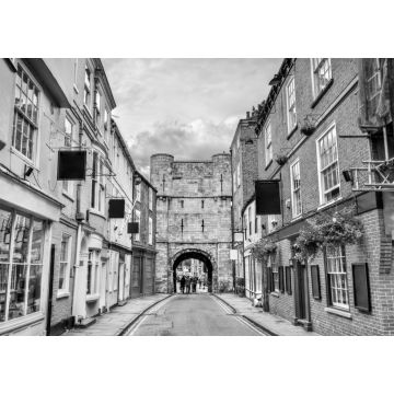Lais Puzzle - Bootham Bar, ein Stadttor in York, England in schwarz weiß - 1.000 Teile