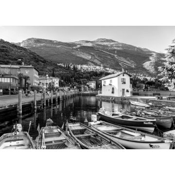 Lais Puzzle - Torbole, Gardasee in schwarz weiß - 1.000 Teile