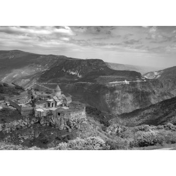 Lais Puzzle - Tatev-Kloster in Armenien in schwarz weiß - 1.000 Teile