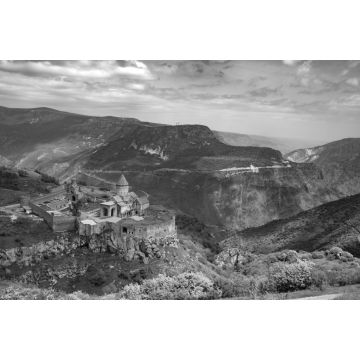 Lais Puzzle - Tatev-Kloster in Armenien in schwarz weiß - 2.000 Teile