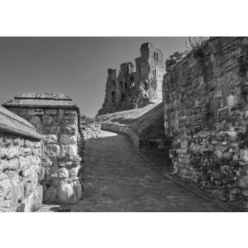Lais Puzzle - Scarborough Castle, Vereinigtes Königreich in schwarz weiß - 500, 1.000 & 2.000 Teile