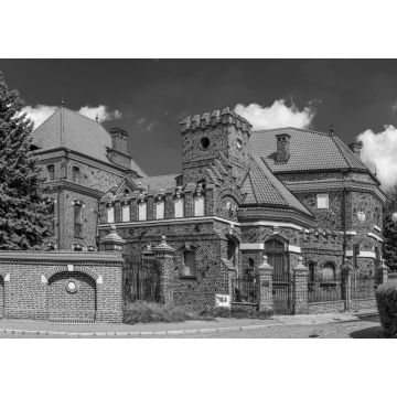 Lais Puzzle - Altes verlassenes Herrenhaus in Tarnow, Polen. in schwarz weiß - 1.000 Teile