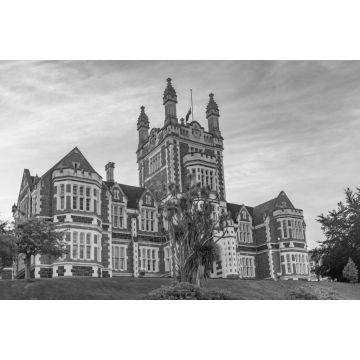 Lais Puzzle - Otago High School für Jungen in Dunedin, Neuseeland in schwarz weiß - 2.000 Teile