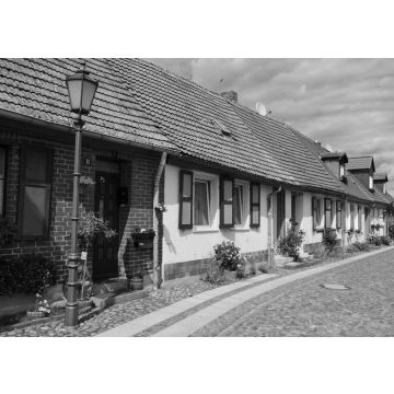 Lais Puzzle - Kleiner Graben in Wittstock/Dosse - Wittstock in Brandenburg in schwarz weiß - 500, 1.000 & 2.000 Teile