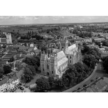 Lais Puzzle - Selby Abbey, Nord-Yorkshire, England in schwarz weiß - 500, 1.000 & 2.000 Teile