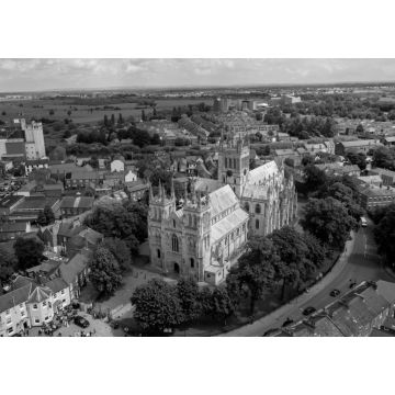 Lais Puzzle - Selby Abbey, Nord-Yorkshire, England in schwarz weiß - 1.000 Teile