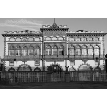 Lais Puzzle - Zollgebäude in Manaus, Amazonas, Brasilien in schwarz weiß - 2.000 Teile