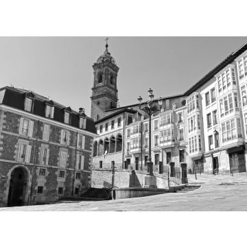 Lais Puzzle - Vitoria Gasteiz, Spanien in schwarz weiß - 500, 1.000 & 2.000 Teile