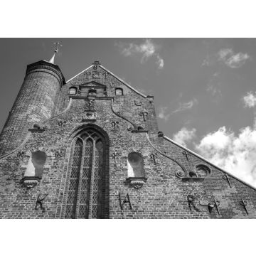 Lais Puzzle - Blick auf den Dom von Haderslev, eine dänische Stadt in schwarz weiß - 500, 1.000 & 2.000 Teile