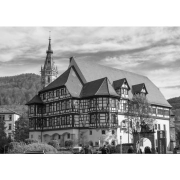 Lais Puzzle - Residenzschloss Bad Urach in schwarz weiß - 500, 1.000 & 2.000 Teile