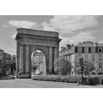Lais Puzzle - Berühmtes Stadttor Porte de Bourgogne in Bordeaux in schwarz weiß - 500, 1.000 & 2.000 Teile