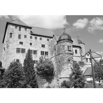 Lais Puzzle - Johanniterburg Kühndorf in schwarz weiß - 500, 1.000 & 2.000 Teile