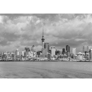 Lais Puzzle - Auckland Neuseeland Stadtbild Panorama-Ansicht in schwarz weiß - 1.000 Teile