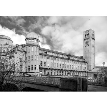 Lais Puzzle - Deutsches Museum in München, Deutschland, das größte Museum für Wissenschaft und Technik der Welt in schwarz weiß - 500, 1.000 & 2.000 Teile