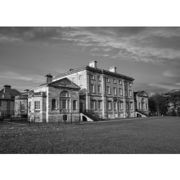 Lais Puzzle - Herrschaftliches Anwesen aus dem 19. Jahrhundert, Brodsworth, South Yorkshire in schwarz weiß - 500, 1.000 & 2.000 Teile