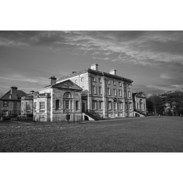 Lais Puzzle - Herrschaftliches Anwesen aus dem 19. Jahrhundert, Brodsworth, South Yorkshire in schwarz weiß - 2.000 Teile