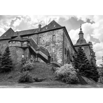 Lais Puzzle - Burg Schnellenberg in Attendorn in schwarz weiß - 500, 1.000 & 2.000 Teile