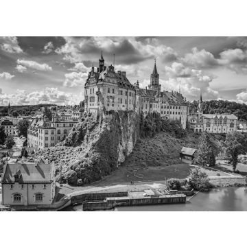 Lais Puzzle - Antike Burgen . Sigmaringen. Schwarzwald. Deutschland in schwarz weiß - 500, 1.000 & 2.000 Teile