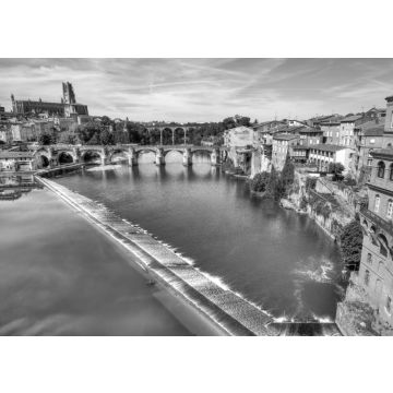 Lais Puzzle - Albi, Frankreich in schwarz weiß - 500, 1.000 & 2.000 Teile