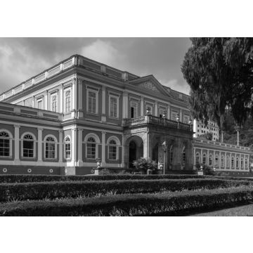 Lais Puzzle - Kaiserlicher Palast in der Stadt Petropolis in Brasilien in schwarz weiß - 500, 1.000 & 2.000 Teile