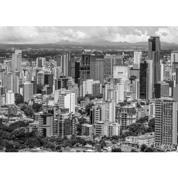 Lais Puzzle - Skyline der Stadt Curitiba im Bundesstaat Parana in schwarz weiß - 500, 1.000 & 2.000 Teile
