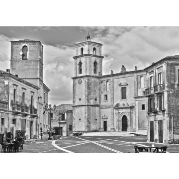 Lais Puzzle - Architektur von Santa Severina in der Provinz Croton in schwarz weiß - 500, 1.000 & 2.000 Teile