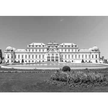 Lais Puzzle - Schloss Belvedere in Wien in schwarz weiß - 500, 1.000 & 2.000 Teile