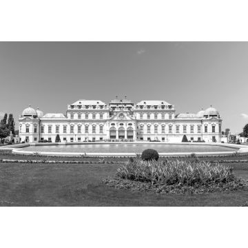 Lais Puzzle - Schloss Belvedere in Wien in schwarz weiß - 2.000 Teile