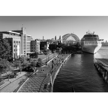 Lais Puzzle - Die Felsen am Circular Quay, Sydney, Australien in schwarz weiß - 500, 1.000 & 2.000 Teile