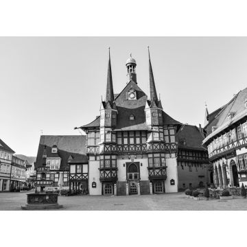 Lais Puzzle - Wernigerode im Harz in schwarz weiß - 1.000 Teile