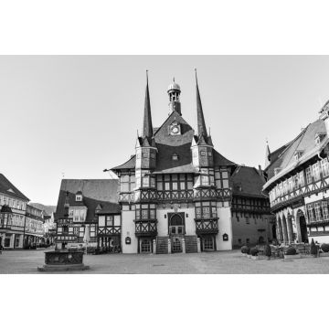 Lais Puzzle - Wernigerode im Harz in schwarz weiß - 2.000 Teile