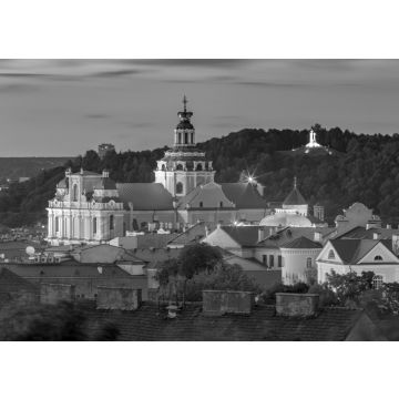 Lais Puzzle - Vilnius. Luftaufnahme der Stadt in schwarz weiß - 500, 1.000 & 2.000 Teile