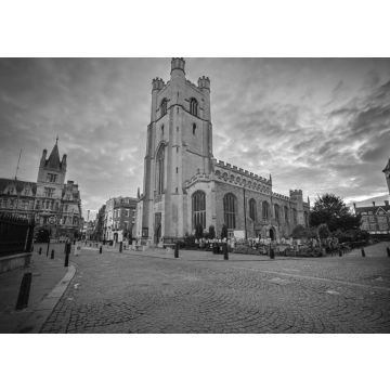 Lais Puzzle - Great St. Mary's Church bei Sonnenaufgang. Cambridge in schwarz weiß - 500, 1.000 & 2.000 Teile