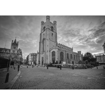 Lais Puzzle - Great St. Mary's Church bei Sonnenaufgang. Cambridge in schwarz weiß - 1.000 Teile