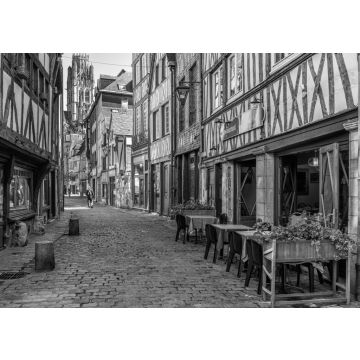 Lais Puzzle - Rouen, Normandie in schwarz weiß - 500, 1.000 & 2.000 Teile