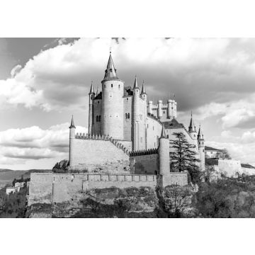 Lais Puzzle - Der große Alcazar von Segovia, einer der interessantesten Orte Spaniens in schwarz weiß - 500, 1.000 & 2.000 Teile