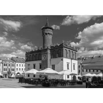 Lais Puzzle - Tarnów - Rathaus und Marktplatz in schwarz weiß - 500, 1.000 & 2.000 Teile
