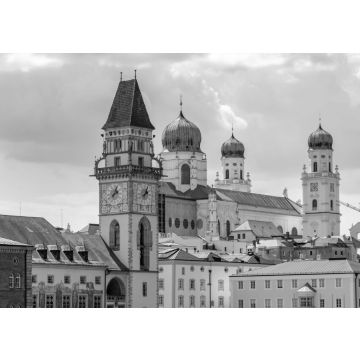 Lais Puzzle - Die Türme von Passau in schwarz weiß - 500, 1.000 & 2.000 Teile