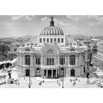 Lais Puzzle - Der Palast der schönen Künste (Palacio de Bellas Artes) in Mexiko-Stadt in schwarz weiß - 500, 1.000 & 2.000 Teile
