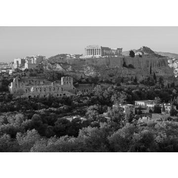Lais Puzzle - Akropolis von Athen in der Abenddämmerung, Griechenland in schwarz weiß - 500, 1.000 & 2.000 Teile